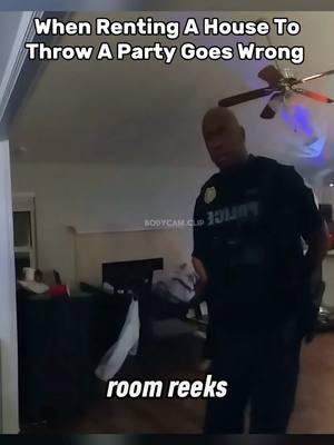 Replying to @not nicolette After police talk to the man in charge of the party, they decide to arrest him. His buddy who was also in charge, decided to run and left him by himself. #fypツ #copcam #bodycamera #policevideos 