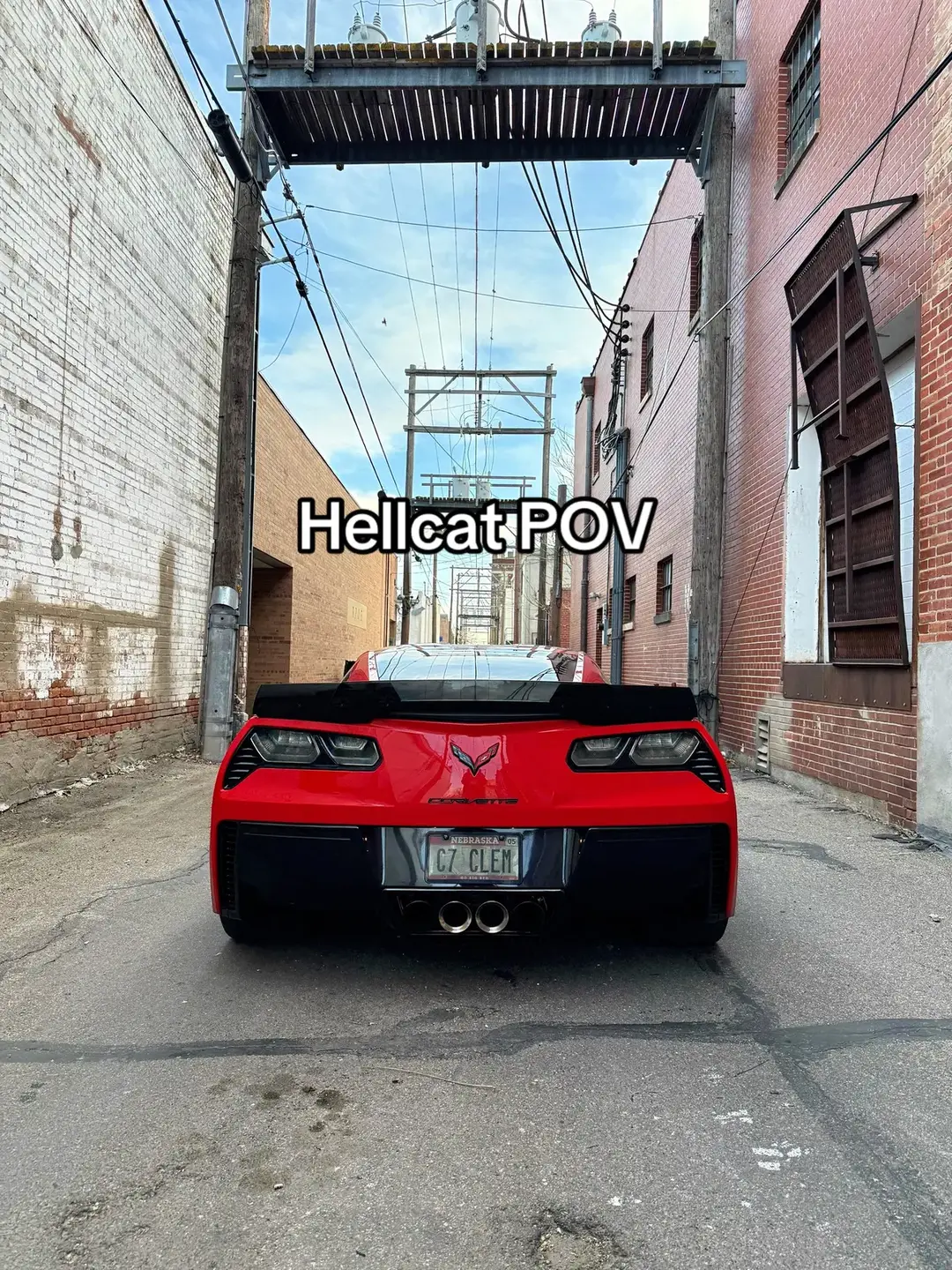 Theres a few exceptions 🤣  #c7z06 #corvette #z06 #superchargered #c7 #lt4 #fyp #vette #c7clem #chevyperformance #torchred #carbon #z07 #nebraska #chevrolet #real #hellcat #mustang #camaro #bmw #mercedes #amg #audi #gapplebees 