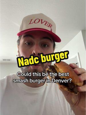 You have to check this spot out if you love smashburgers! @nadcburger is new to Denver and is so fire! #denverfood #denverfoodscene #denverrestaurant #denverrestaurants 