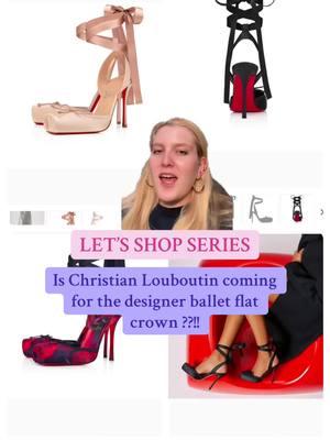 #greenscreen these christian louboutin ballerina core heels / ballet flat heels are CRAZY and such a different take! so cool and edgy what do we THINK ???? #christianlouboutin #louboutin #redbottoms #luxuryfashion #fashionnews #fashiontiktok #balletflats #ballerinaflat #shoetok #winteefashion #viralfashion #letsshop #ballerina #balletcore #newshoes 