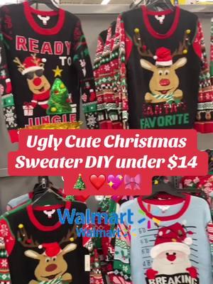 Loved how this year’s ugly cute sweater turned out! Which do ya’ll like better? This year’s or last year’s 😊💖🎀🤗🎄  #diyuglychristmassweater #diyuglysweater #uglycutechristmassweater #cutechristmassweater #diychristmassweater #kidsuglychristmassweater #kidsuglysweater #MomsofTikTok #momsofgirls #girlmomma #walmartholidayfinds #bluechristmassweater #lightbluesweater #bluesweater #viralsweater #lightupsweater #lightupshirt #diysweatshirt #christmassweatshirt #diychristmassweatshirt