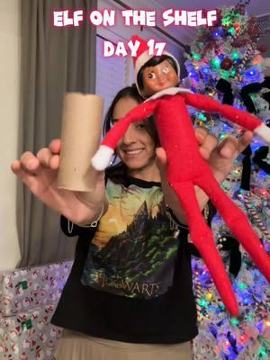 Easy elf on the shelf idea! Simple elf on the shelf when you dont know what to do! #elfontheshelf #easyelfonashelfideas #simpleelfontheshelfideas #christmastime #elfontheshelfadventures 