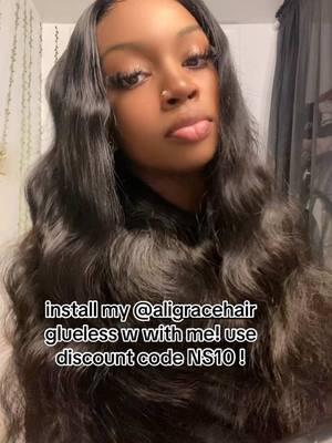 link is in my bio! 💓 @aligracehair  #aligrace #aligracehair #lacewig #gluelesswig #bodywavewig #humanhairwig 