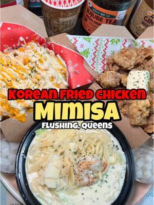 Mimisa Korean Fried Chicken @MIMISA  📍 136-21 Roosevelt Ave, Flushing, NY 11354 #koreanfood #koreanfriedchicken #flushing #flushingnyc #koreancorncheese #cheesecorn #nycfood 