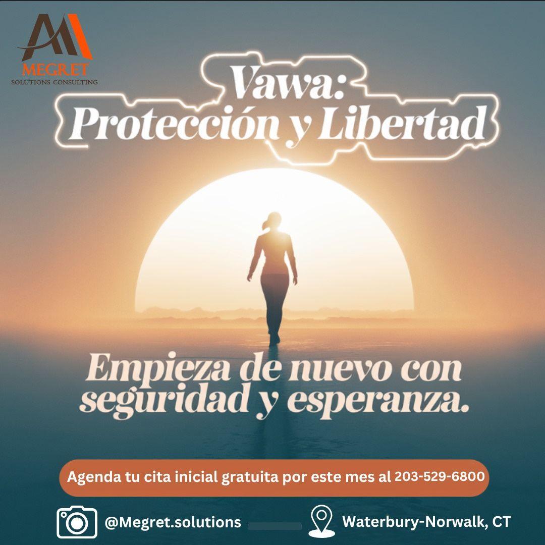 ¿Sabías que puedes protegerte y reconstruir tu vida en los Estados Unidos sin depender de quien te ha lastimado? La Visa VAWA (Violence Against Women Act) está diseñada para empoderarte y darte la libertad que mereces. 💡 ¿Qué es la Visa VAWA? Es una herramienta poderosa que permite a víctimas de abuso doméstico (mujeres y hombres) solicitar residencia en los Estados Unidos de manera independiente, sin necesidad de la ayuda o consentimiento de su agresor. ✅ ¿Quién califica? Esposas/esposos de ciudadanos o residentes permanentes que han sufrido abuso. Hijos(as) de ciudadanos o residentes permanentes víctimas de maltrato. Padres de ciudadanos estadounidenses que han sido sometidos a abuso físico o emocional. 🌟 ¿Por qué es importante? Porque se trata de justicia, protección y libertad. Nadie merece vivir con miedo o depender de un abusador para regularizar su estatus migratorio. Con la Visa VAWA, puedes tomar el control de tu vida y empezar a construir un futuro lleno de posibilidades. 📍 Megret Solutions Consulting está aquí para apoyarte. Sabemos lo difícil que puede ser dar el primer paso, pero no estás solo. Te acompañamos con orientación profesional y discreción en cada etapa del proceso. 📞 Llama hoy al 203-529-6800 o visítanos en Waterbury o Norwalk, CT. ✨ Porque mereces vivir con dignidad, seguridad y esperanza. ¡El momento de actuar es ahora! #visavawa #inmigracion #fypシ゚viral #paratiiiiiiiiiiiiiiiiiiiiiiiiiiiiiii 