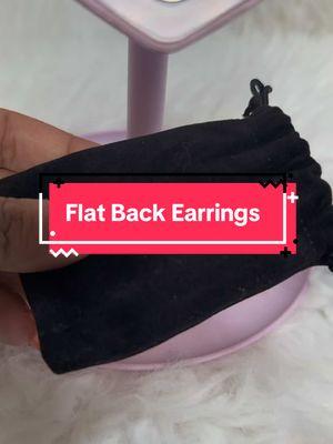 Flat Back Earrings #jewelry #stainlesssteel #flatbackearring #creatorboostcamp #selfcarefinds #treasurefinds #ttsbeautybesties #shopicons #earrings #goldjewelry #silverjewelry #christmas #christmasgift 