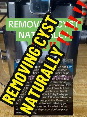 @Keana’sJuicingTok  @Keana’sJuicingTok  @Keana’sJuicingTok  CUSTOMER REVIEW: REMOVING HER CYST NATURALLY ‼️‼️‼️ #cyst #cysticfibrosis #cysticfibrosisawareness #juicingheals #healthyrecipes #juicingrecipes #juicingtutorials #juiceforhealth #coldpressedjuice #juice #juicingtiktok #juicingforhealing #juicingforlife #juicingtips #fruitfast #juicingbenefits #juicing #fruitfastingforhealth #juicingheals #trythisjuicingrecipe #juicer 🌱💕