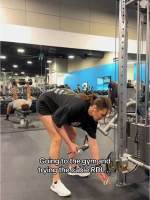 You guys gotta try this! Game changer for RDLs! #howtouse #gymlifestyle #funnygymcontent #whatdoesitmean #gym #gymrat #cablerdl #fitnesstips #dothis #gymmotivation 