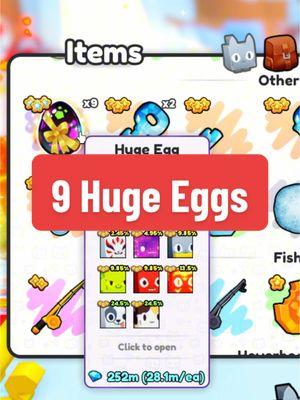 Huge Eggs in Pets Go. Did I get a W or L?! #petsim #petsgo #petsimulator 