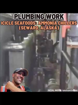 PLUMBING PROJECT! Spent most of 2012-2013 at a fishery and cannery in Alaska. Boss, who was like a mentor and father figure, taught me how to install new piping (replaced PVC with HDPE) for the fish bins. Then let me and a fellow coworker lose to figure it out. Thankfully we got the job done. Just after this he suggested I do an apprenticeship. Decided on electrical. He wrote me a letter of recommendation and I got accepted in 2014. Became a Licensed Electrician in 2019. Never know where life might lead you... "Everything is a struggle" "No shortcuts to success" #plumbing #plumbinglife #fishery #cannery #icicleseafoods #seward #sewardalaska #sewardak #apprentice #apprenticeship 