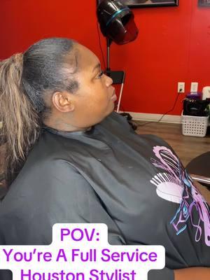 Full service clients are the best.🕰️✨ Silk presses are $90 this month — don’t miss out! Book today 💇🏽‍♀️ From sew-in ➡️ ponytail ➡️ stitch braids. Y’all rocking with me as your stylist or do I do too much? 😂 Let me know in the comments! ⬇️ #Hairstylist #SilkPress #HairTransformation #StitchBraids #PonytailStyles #SewIn #BookNow #HairGoals #HairPage #HairstylistTikTok”