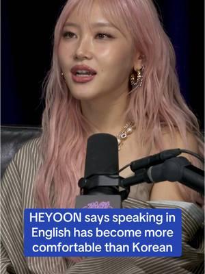 @HEYOON says speaking English has become more comfortable than Korean #heyoon #heyoonjeong #nowunited #bilingual #bilingualproblems #korean #english #zachsangshow #zachsang #danzolot #fyp #foryou @Amazon Music 