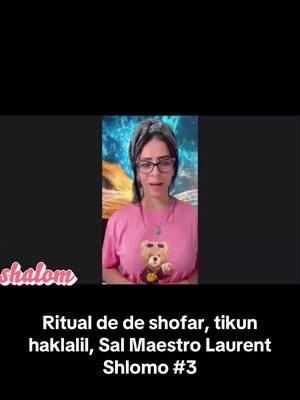 Ritual de plomo , shofar , tikun haklalil ritaul de la sal #angeles #kabbalah #astrologiamisterios #mistica #espiritualidadecotidiana 