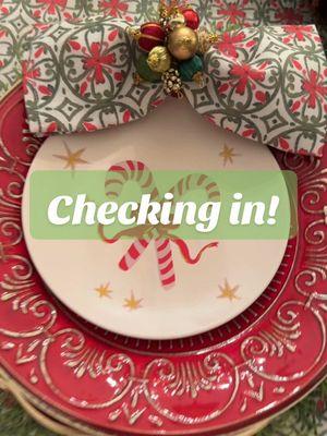 Checking in after our big weekend in Houston!  #checkingin #cozylittlechristmas #vintagechristmas #christmastable #christmasdecorating #christmasroomdecor #christmasdecorations2024 