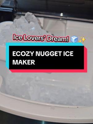 Description: No ice maker? No problem! This nugget ice maker is a total game-changer for chewable ice lovers. Soft, crunchy ice anytime you want it – perfect for drinks, smoothies, and more. It’s compact, self-cleaning, and on sale at the lowest price ever! Trust me, it’s worth every penny. Don’t miss out! Hashtags: #NuggetIceMaker #ChewableIce #IceLovers #TikTokFinds #BestTikTokBuy #OnSale #TikTokShop #mademyyear #tiktokshopholidayhaul #ttslevelup #women #moms @ecozy Appliances 