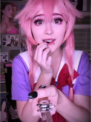 #YUNO 🎀🩸 | oldie video but my contacts expired and i miss being yuno </3 | #yunogasai #yunogasaicosplay #thefuturediary #mirainikki #thefuturediarycosplay #mirainikkicosplay #anime 