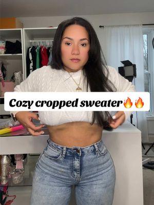 Cozy cropped sweater #croppedsweater #croppedtop #cUtetops #TTSDelight #TikTokShopHolidayHaul #TikTokShopCyberMonday #tiktokshopblackfriday #stylishmom #christmasgiftideas #TikTokShop #tiktokshopfinds #GiftGuide #TTSDelightnow #treasurefinds #blackfridayfashionfinds