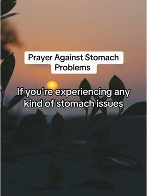 Prayer Against Stomach Problems #healingprayer #prayer #prayerforhealing 