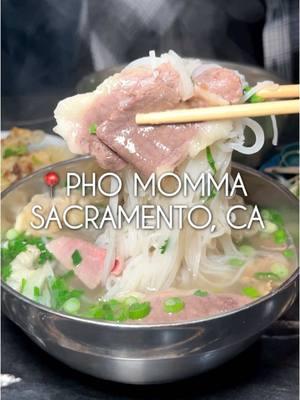 What do you usually add in your Pho? 🍜 Pho Momma is the spot we tell people every time someone tells us they are craving for Pho. Their food is consistently good 👌🏼 With the cold and rainy weather, we have been craving this for a minute and it definitely hit the spot!  *they will be closed 12/23 go 12/25 Here are what we got: 🥟 Chili oil Pork Wonton  🫔 Pork Eggroll - $6 🦐 Shrimp Eggroll - $7 🍞 Bone Marrow on Toast  🍜 Small #2 Pho - $13 🥟 Extra wontons - $4 🍜 Medium #1 Pho - $15 🍫 Dubai Chocolate  . 📍Pho Momma - 9555 Folsom Blvd Suite A, Sacramento, CA 95827 . . . #pho #noodlesoup #phomomma #eggroll #sacramentofood #phobo #sacfoodscene #sacramento #californiafoodie #phonoodles #tasteduo 