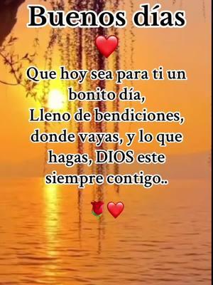 Que hoy sea para ti un bonito dia#buenosdias #goodmorning #gracias #dios #🥀❤️ 