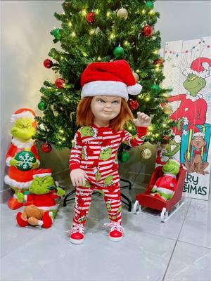 Chucky being a little Grinch ❤️💚  #Chucky #christmas #Santa #chuckytvseries #ChuckyChristmas #HappyHolidays #merrychristmas #Collector #Horror #christmasspirit #Grinchmas #merrygrinchmas #merrygrinchmas💚 #ChuckyDoll #goodguy #fyp #parati #itstimeeee #mariahcarey #alliwantforchristmas #christmastree #SeedOfChucky #paratupagina #fypシ #fypシ゚viral #arboldenavidad #feliznavidad #navidadgrinch #christmaspjs #christmassong #chuckyedit #grinch 