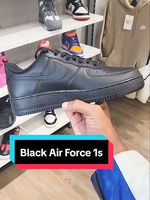 The Most Stealth, Smooth, And Versatile Sneakers Made By Nike. Super Clean, Lowkey, And Of Course With Top Tier Attitude. Get You A Pair Of These ASAP 👟 #sneakerheads #nikeairforce1 #blackairforces #blackairforceactivity #af1s #TikTokShop 