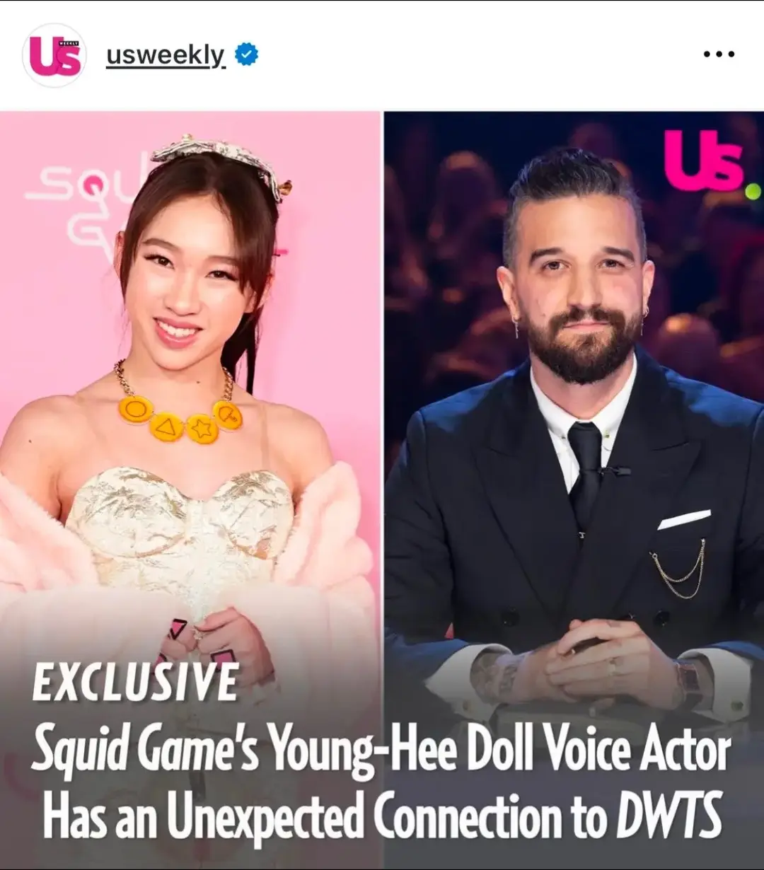 Thank you @Us Weekly for the interview at @Squid Game Netflix premiere! Thankful to @Mark Ballas @Shirley Ballas ❤️ for my latin/ballroom dancing coaches and created the master piece of Squid Game Doll performance stay tuned for the #squidgamedance #squidgamedoll #squidgame2 #squidgame #ballroomdance #latindance #dwts #dancewiththestars 