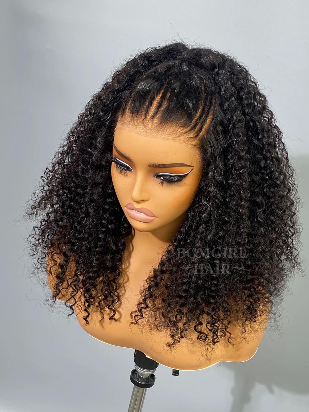 #bgmgirlweargowig #blackgirlmagic #christmastiktok #kinkycurlywig #prebraidedwigs #linkinbi0➡️ 