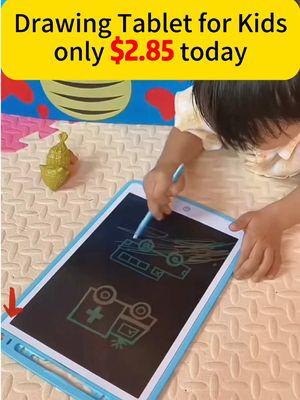 This drawing tablet is on sale now!!🤗🤗#onsalenow️️️🔥🔥🔥🔥 #TikTokShop #drawingtablet #kidstoys #toyforkids #drawing #fyp #giftforkids 