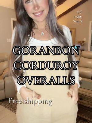 These corduroy overalls from @Goranbon are a MUST!! #tiktokshopfinds #tiktokmademebuyity #tiktokshopholidayhaul #christmasgiftideas #TTSdelight #ttsdelightnow #spotlightfinds #giftguide #mademyyear #giftsforher #greatquality #newyearnewaura #fashionlookbook #corduroy #overalls #goranbon 