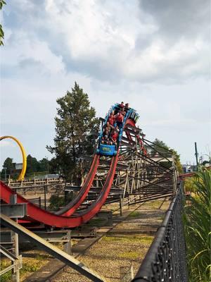 Once you ride an RMC, there is no turning back 🤤  #stormchaser #rmc #themepark #fy #fyp #kentucky #rollercoaster #extremethrills #midwest #viral #travel 