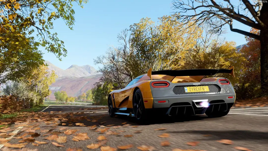 so glad I got this game before it got delisted. #fh4 #forzahorizon #koenigsegg #pagani #foryoupage #viralvideo 