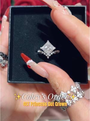 Stunning Customized orders✨❤️💎@ColeyCole @Kellsie Zapata #ysdd_jewelry #moissanite #sterlingsilver #tiktokshopholidayhual #finejewelry 