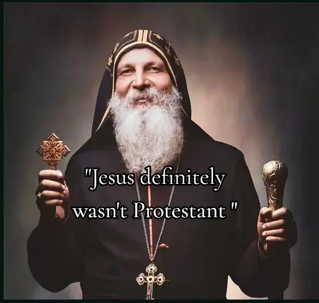 I understand that Jesus wasn't a Protestant but for the Bishop to say it so as to demean followers of Christ is wrong when Jesus quite literally protested hypocritical religious leaders of His day.#christian #Jesus #protestant #orthodox #catholic #pharisees #bible #verse 