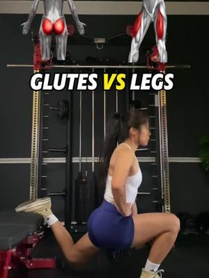 Glutes VS. Legs Know the difference #gluteworkout #gymrat #gymgirl #gymtips #rdl #squat #fyp #gymmotivation #legday