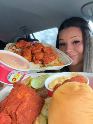 DAVE’S HOT CHICKEN ASMR @Dave’s Hot Chicken EXTRA HOT SLIDERS AND TENDERS OBVIOUSLY🔥 PART 1, NEW LOADED DAVE’S FRIES UP NEXT🤗🔥 #daves #daveshotchicken #daveshotchickenreview #daveshotchickenmukbang #mukbang #asmr #asmrvideo #asmrtiktoks 