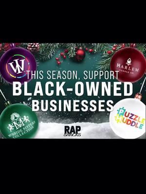 The perfect stocking stuffers 🎁🔥 Link in Bio!  #blackbusiness #rapsnacks #blackownedbusiness 