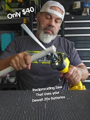 Reciprocating Saw That Uses Your Dewalt Batteries @MtiolHig #dewalt #saw #reciprocatingsaw #powertools #tool #carpenter #plumber #tiktokhopholidayhaul 