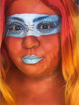 Ice and heat miser makeup tutorial. #icemiser #heatmiser #heatmiserandsnowmiser #makeuptutorial #makeupartist #christmasmakeup #fyp #foryou #makeuplover                 Original creator makeup look  @BeatsByDeb 