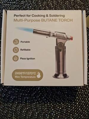 Thermomaven Metal Butane Torch #torch #butanelighter #butanetorch #cooking #falldealsforyou #treasurefinds #TikTokShop #spotlightfinds #bfcm #viralvideo #viraltiktok #salvadorean503usa 