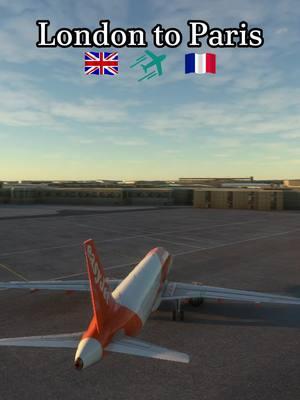 easyJet Flight from London to Paris #aviation #aviationlovers #flight 