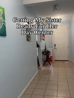 Gatta get her out the house so i can go Christmas shopping for her! #family #mom #sister #sahm #specialneeds #specialneedsadult #grwm #morning #morningroutine 