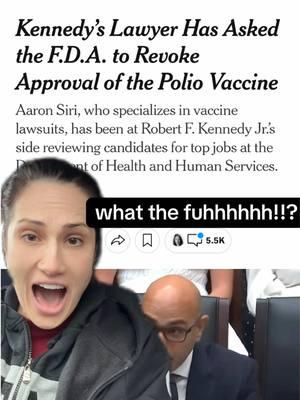 #PSA This could #change the course of #History. #NotGood #God(s) #help #us. #StopIt #Why #Health #Safety #Vaccine #Vaccination #Save #Lives #IYKYK #News #Newsflash #Polio #NoThanks #Politics #RFK #Someone #SaveUs #This #Is #Madness #Doctor #Nurse #Healthcare #Workers #Unite #SpeakUp #Advocate #NeverGoBack #New #Era #DarkAges #IRefuse #greenscreen #TikTok #WorkTok #NurseTok #Trending #FYP #Share