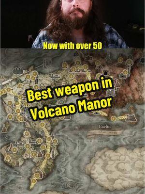 Best weapon in volcano Manor. #GamingOnTikTok #tiktokgaming #eldenringhype #eldenring #fromsoftware #darksouls #eldenringshadowoftheerdtree #eldenringedit #eldenringbuilds #eldenringgameplay #eldenringnightreign 