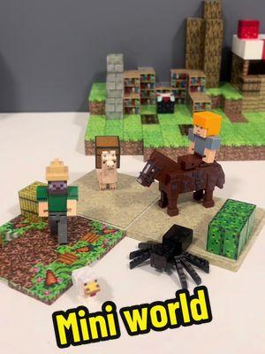 Looks cool! #minecraftinreallife #figurine #Minecraft #minecraftbuilding #asmrvideo #toys #minecraftideas #christmasgift #fypシ 