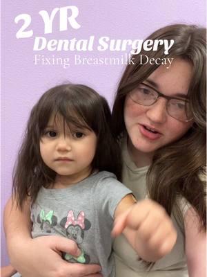 Strong lil lady💪🏼😭 #pediatricdentistry #Dentist #Toddler #Two #2Under5 #MomOf2 #MomOfTwo #MilitaryMom #MilMom #MomTok #MomsofTikTok #Breastfeed #Breastfeeding #ToothDecay #BabyTooth #Filling #Cavity #Cavities #RootCanal #Crowns 