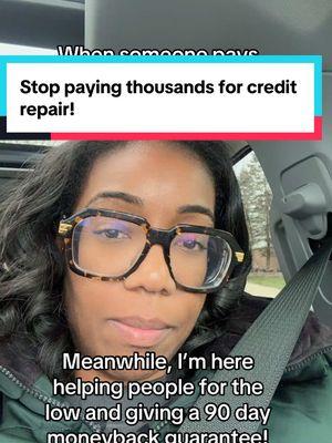 Stop paying thousands for credit repair.  Visit my profile to get started with credit repair. CreditRepair #credittips #creditrepairservice #creditscore#fixmycredit #diycreditrepair #debtcollections  #removecollections 