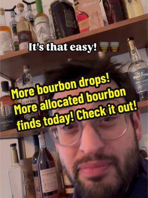 More #bourbon drops today! Means more #allocatedbourbon finds for our #community ! Link in bio to get started! #holidayshopping #vip #bourbontiktok #bourbonhunting #holidayseason #signupnow #fyp #foryou #tistheseason #foryoupage #stockingstuffer #newsletter #learnmore #giftsformen #giftguide 