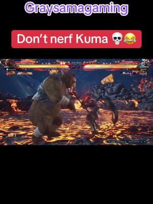 I do this comeback shii now eat this trout 🐟😂 #tekken #tekken8gameplay #tekken8kuma #kumatekken #kumatekken8 #GamingOnTikTok #tekken8 #tekken8edit 