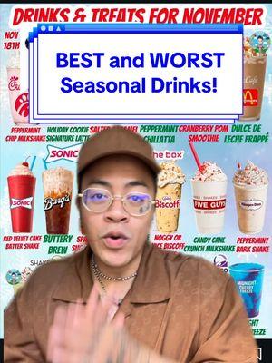 Replying to @KP #greenscreen BEST and WORST drinks from @Markie_devo Seasonal Drink List #markiedevo #seasonaldrinks #bestdrinks #christmas #holidayseason  